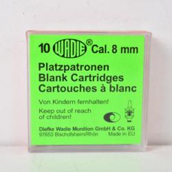 Cartouches Wadie a Blanc calibre 8mm