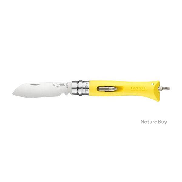 Couteau Opinel N9 Bricolage - Jaune