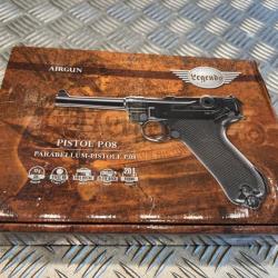 pistolet Luger Legends P08 CO2 Umarex - 4.5mm BBs (3 joules)