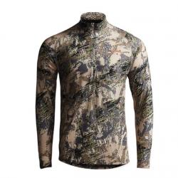 Merino Core Lwt Half Zip Optifade Open Country Sitka