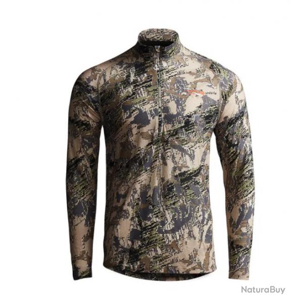 Merino Core Lwt Half Zip Optifade Open Country Sitka