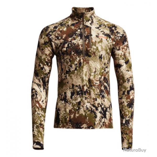 T Shirt Merino 220 Core Half Zip Optifade Subalpine Sitka