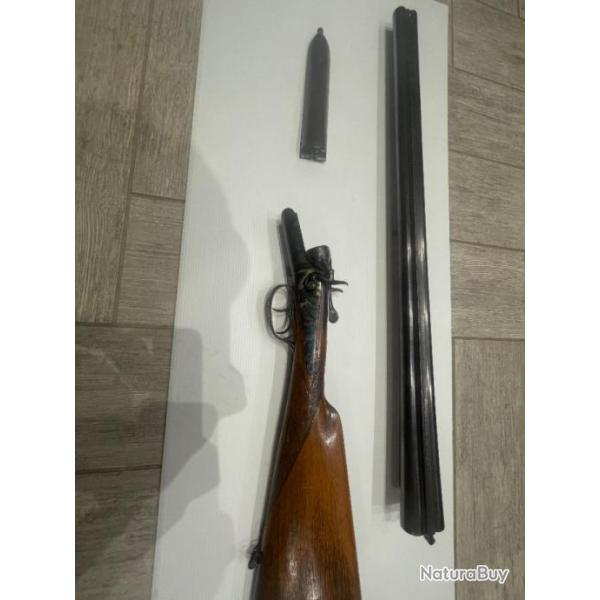 Fusil juxtapose a Chiens extrieur cal 16/65