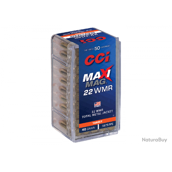 Balles CCI MaxiMag TMJ - Cal. 22 Win Mag - Par 1