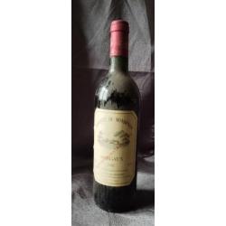 FAUTE DE CAVE ACTUELLEMENT VDS CHÂTEAU MONTBRISON " MARGAUX" BOUQUET DE MONTBRISON -1992-