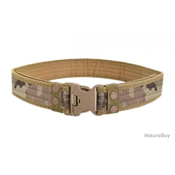 Ceinture tactique treillis beige