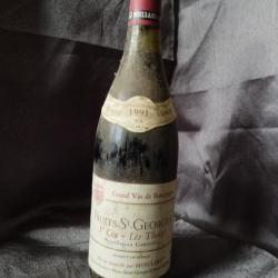 FAUTE DE CAVE ACTUELLEMENT VDS GRAND VIN DE BOURGOGNE - NUITS ST GEORGES" " -1991-1er CRU-LES THOREY