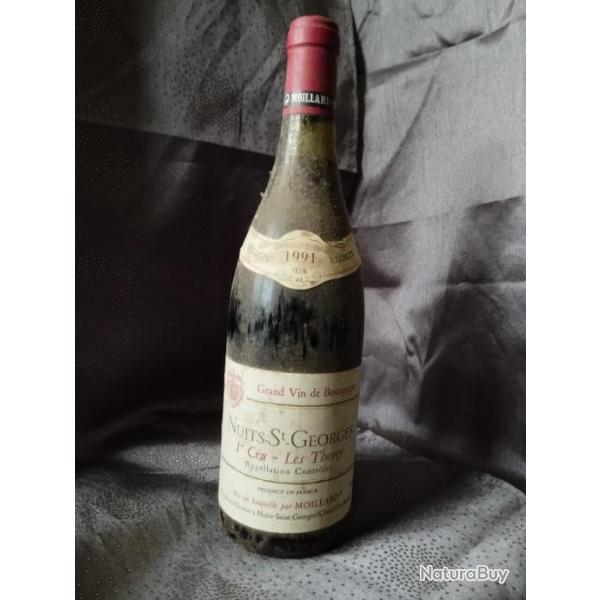 FAUTE DE CAVE ACTUELLEMENT VDS GRAND VIN DE BOURGOGNE - NUITS ST GEORGES" " -1991-1er CRU-LES THOREY