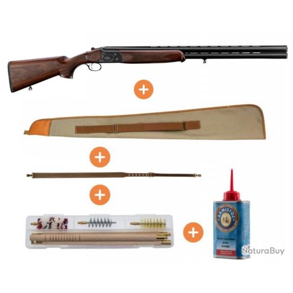 Pack Fusil De Chasse Country Calibre 12/76 Acier