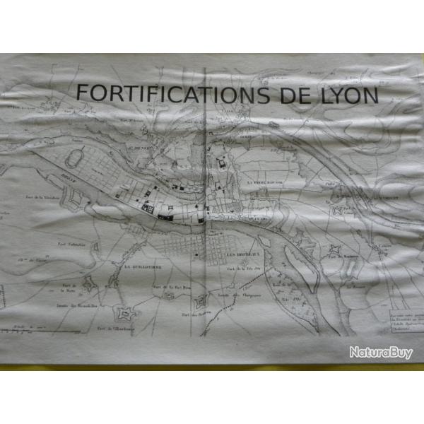 JOURNAL MANUSCRIT FORTIFICATION DE LYON 1850