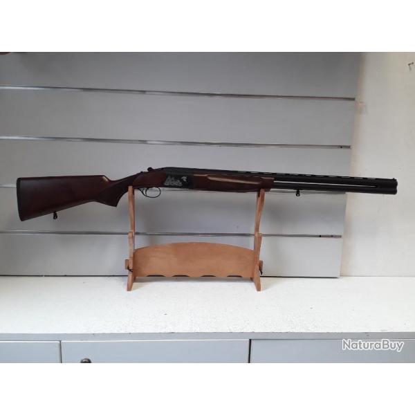 8252B FUSIL SUPERPOSE HUGLU EAGLE BOIS  CAL20 CH76 CAN71CM GRAVE PERDRIX FAISAN. NEUF