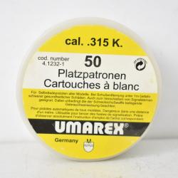 Cartouches Umarex a blanc calibre .315 K