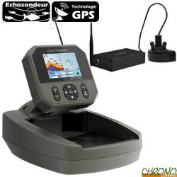 Kit Echosondeur Bateau Amorceur Lucky LBT-1 Couleur + GPS