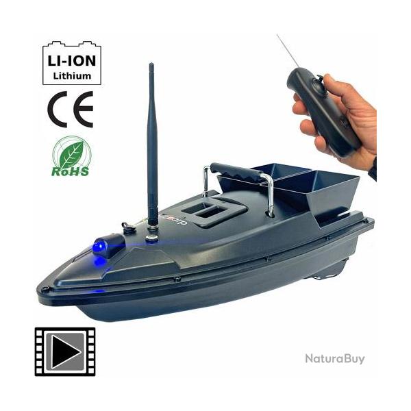 Bateau Amorceur Ccarp Black Ghost 2 Bacs