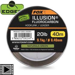 Fluorocarbon Fox Edges Illusion Soft 40m 0.40mm