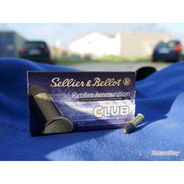 50 cartouches 22lr SELLIER BELLOT 40 gr/2.6g