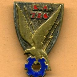 Armée de l'Air  -  Insigne BA 726  -  Base Aérienne 726 Nîmes