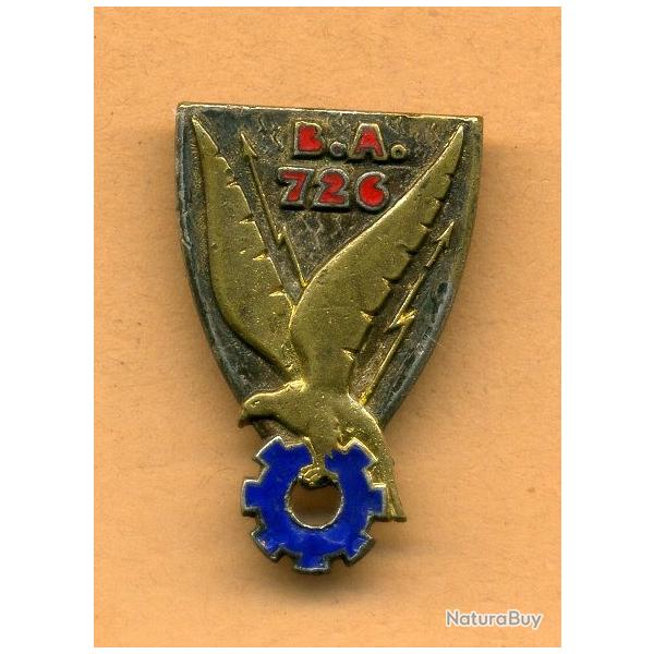 Arme de l'Air  -  Insigne BA 726  -  Base Arienne 726 Nmes