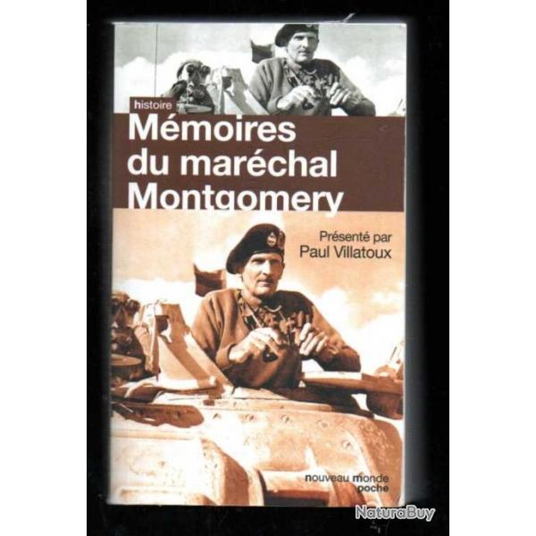 mmoires du marchal montgomery vicomte d'alamein