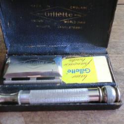 ancien coffret voyage gillette mad in england