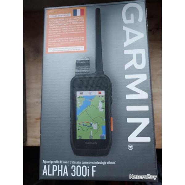 APPAREIL GPS PORTABLE DE SUIVI DE CHIEN ALPHA GARMIN 300i F+ COLLIER ALPHA TT 25 F