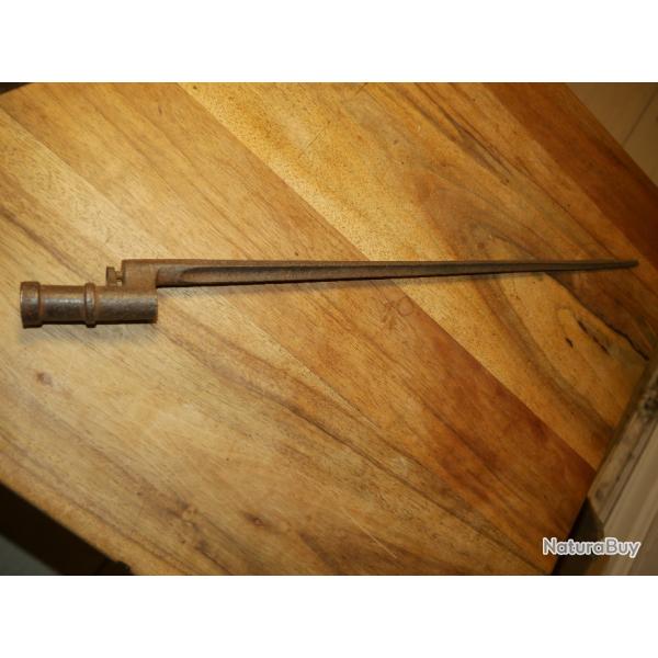 Baonnette  douille de Mosin Nagant pice de terrain (Drme, bataille de Montlimar)