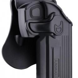 Holster CQC PT24/7 CZ75D Droitier Noir (Amomax)