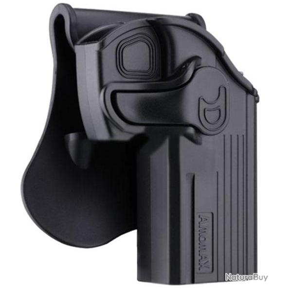 Holster CQC PT24/7 CZ75D Droitier Noir (Amomax)