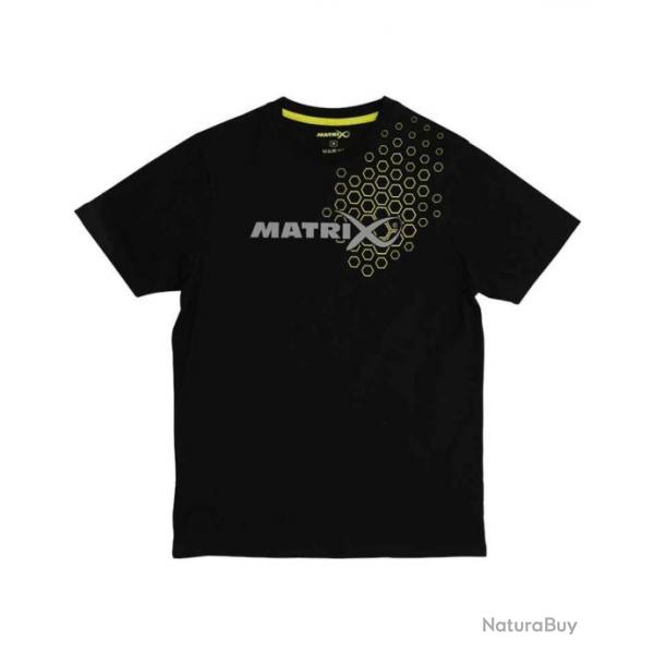 MATRIX VTEMENT BLACK HEX PRINT T-SHIRT MATRIX Medium