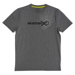 MATRIX VÊTEMENT GREY HEX PRINT T-SHIRT MATRIX Large