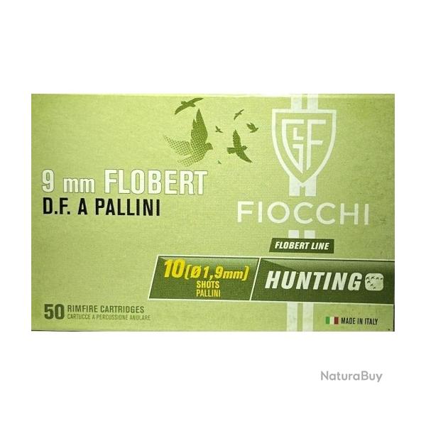 Munitions Fiocchi 9 mm Flobert Numro 10 par 100