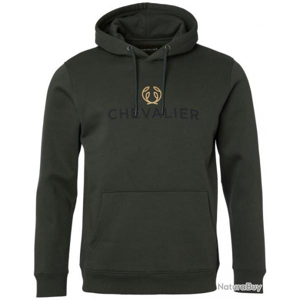 Sweat Hoodie Logo Chevalier (Couleur: Midnight Pine, Taille: M)