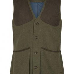 Gilet de tir Hillside Tweed Couleur Moss Green