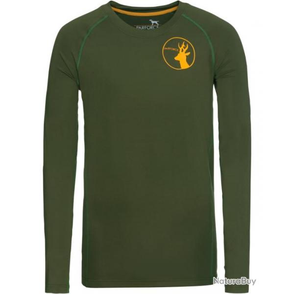 T-shirt manches longuesanti-tiques (Couleur: Vert, Taille: L)