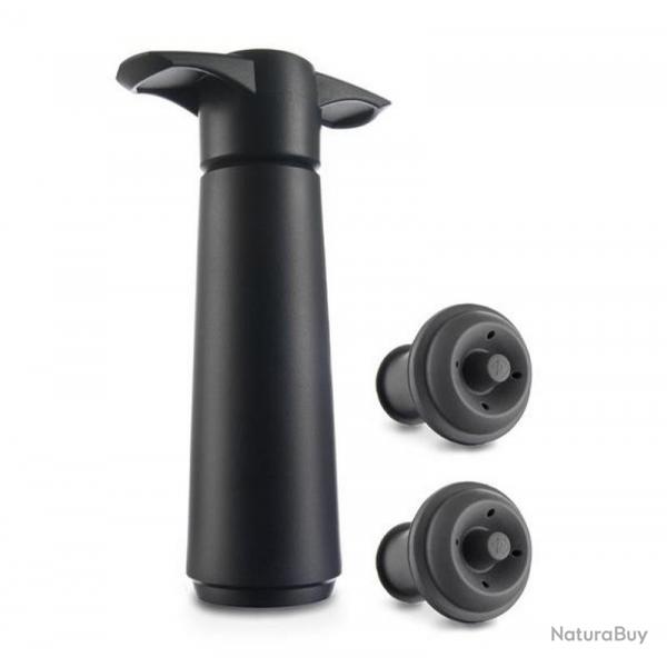 Pompe  vide "Wine Saver", Couleur noir [Vacu Vin]