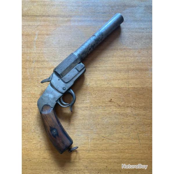 Pistolet lance fuse Allemand modle 1895 "Hebel"