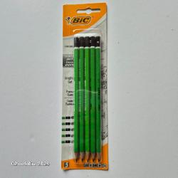 Lot de 5 BIC, crayons graphites critériums 550 de duretés différentes pour écriture et dessin