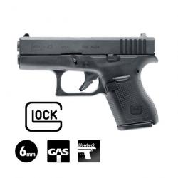 PISTOLET GLOCK 42 Noir - 6 mm BB - Gaz 1J