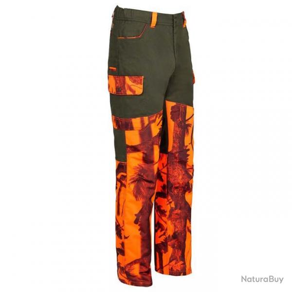 PROMOTION ! Pantalon roncier traque tradition orange Percussion