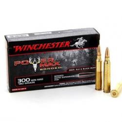 OP Grand gibier ! - Munitions Winchester Power Max Bonded 180gr 11.7g - Cal. 300 Win Mag x2 boites