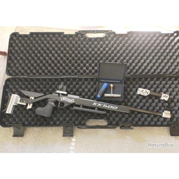 Carabine Walther kk500 blacktec 22lr Match