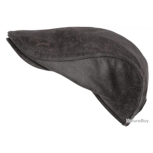 Beret Casquette Cuir Gris Suedine Tendance Ajustable Kylro Taille unique Gris