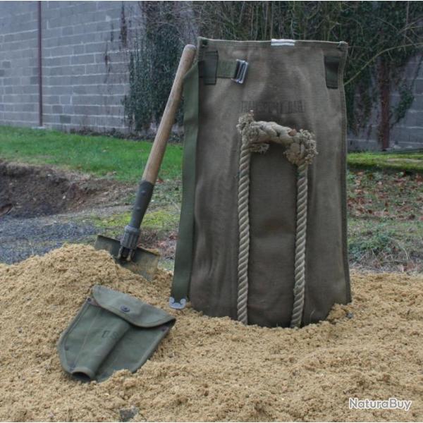 Sac de Transport US type  (original) WW2 -obus -charge lourde ( lot de 10  )