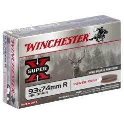 OP Grand gibier ! - Munitions Winchester Power Point 286gr 18.5g - Cal. 9.3x74 R x2 boites