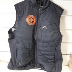 10936 GILET CHAUFFANT PROHUNT HYBRID BLEU NEUF