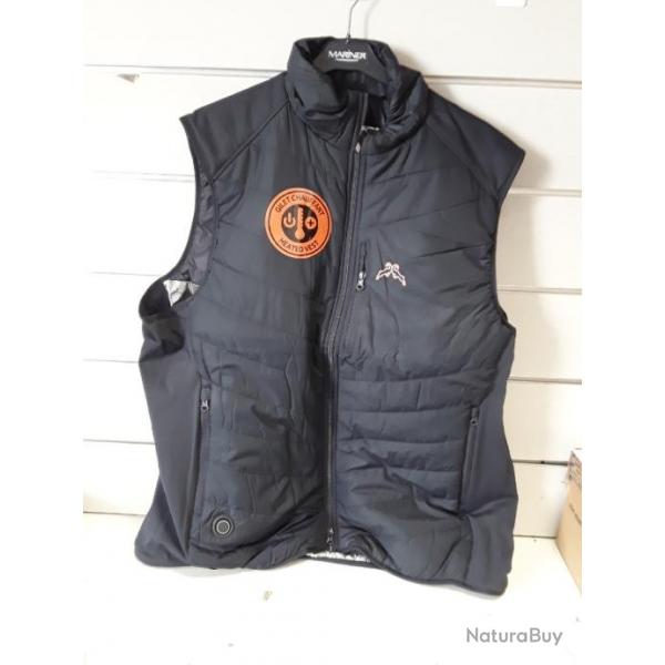 10936 GILET CHAUFFANT PROHUNT HYBRID BLEU NEUF