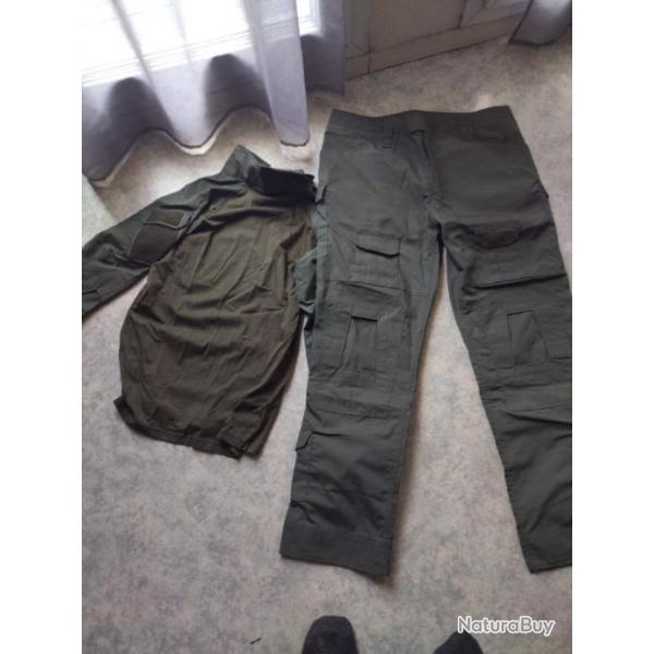 Ensemble Forces Spciales BDU Ranger Green