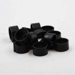 Bagues à clips Ø16 mm (noir) (Taille 7)