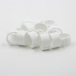 bagues à clips 25 mm (50) blanc (Taille 1)