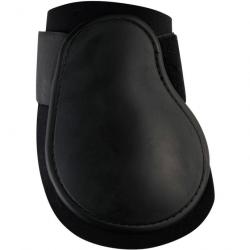 Protège boulets PVC poney coque noire, néo noir (Taille 2)